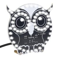 Eulenform LED-Licht Löt Bausatz, DIY Electronic Kits für Anfänger mit Touch-Steuerung und LED Modi