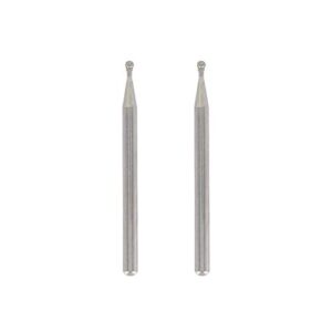 Dremel 7103 Diamantbestückter Fräser - Zubehörsatz mit 2 Diamant-Fräsern zum Gravieren, Schnitzen und Finisharbeiten