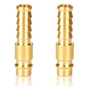 Druckluftkupplung 10MM für schnelle und einfache Verbindung, Messing-Konstruktion für Langlebigkeit und Widerstandsfähigkeit, universalsetzbar in verschiedenen Systemen
