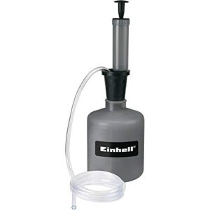Original Einhell Öl- und Benzinabsaugpumpe für den effektiven Ausbau von Restmengen an Benzin und Öl aus Tanks und Fässern, 1,6 Liter Behälter mit großem Schlauch von 1,3 Metern Länge