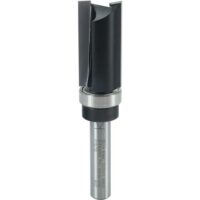 Bild eines Fräserns für die Heimwerker- und Haustechnik, mit einem Durchmesser von 16 mm, einer Nutzlänge von 32 mm und einer Gesamtlänge von 77 mm. Der Schaft hat einen Durchmesser von 8 mm und ist mit einer Schaftlänge von 32 mm versehen.