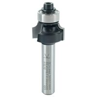 Abrundfräser von ENT, Schaft 8 mm, Durchmesser 18,7 mm, Nutzlänge 9,5 mm, Radius 3 mm, Schaflänge 32 mm, mit Kugellager