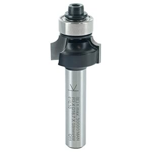 Abrundfräser von ENT, Schaft 8 mm, Durchmesser 18,7 mm, Nutzlänge 9,5 mm, Radius 3 mm, Schaflänge 32 mm, mit Kugellager
