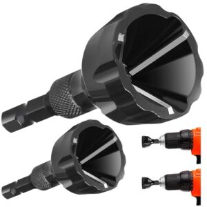 Entgrater für Außenfasen, 2 Stück, Fasenwerkzeug, Entgraten von Graten und Befestigungselementen, metallisches Werkzeug mit hoher Festigkeit und Härte