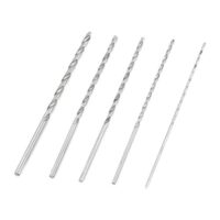 Extra langer Spiralbohrer Set mit 5 verschiedenen Größen und extra langen Bohrern für verschiedene Materialien wie Holz, Kunststoff und mehr