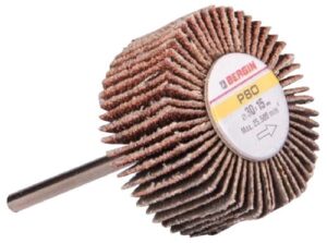 Hochwertiger Fächerschleifer für Heimwerker und Profis, K80-Beschichtung, Schaft 6x40mm
