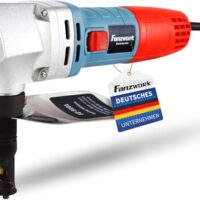 FANZWORK Knabber Blechknabber 600W mit Koffer und 2 x Stempeln, Werkzeug für Heimwerker und Profis, hohe Leistung und flexible Formgebung