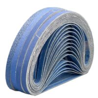 FEIHU Zirkoniumkorund Schleifbänder, 9 x 533 mm, 20 Stück Körnung 80 für Proxxon Powerfeile und Schleifpapier Set. Hochwertige Schleifbänder für schnelles und lang anhaltendes Schleifen.
