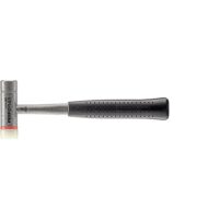 FERROPLEX-Kombihammer mit Stahlrohr und ergonomischem Gummigriff. Verwendung als Schlosser- oder Schonhammer.