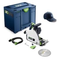 Festool Tauchsäge TS 60 KEBQ-Plus 100Y Limited Edition mit hohem Präzisions- und Sicherheitsstandard, ideal für Heimwerker und Profis
