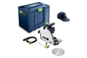Festool Tauchsäge TS 60 KEBQ-Plus 100Y Limited Edition mit hohem Präzisions- und Sicherheitsstandard, ideal für Heimwerker und Profis