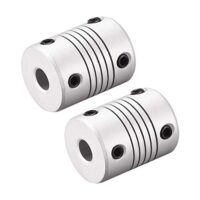 Flexibler Stab für Motorstecker aus Aluminiumlegierung, kupplungsfähig, 6mm zu 6mm, silber