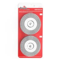 Fugenbürste Metall Ersatzbürste Metallbürsten Set für Grizzly Tools Fugenbürste EFB 400, 401, 402, 403, 404. Bürstenset für Hartnäckiges Unkraut und Moos Entfernen.