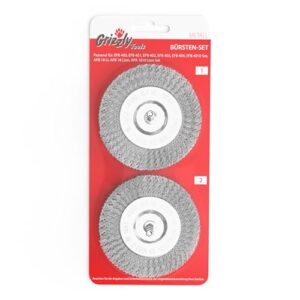 Fugenbürste Metall Ersatzbürste Metallbürsten Set für Grizzly Tools Fugenbürste EFB 400, 401, 402, 403, 404. Bürstenset für Hartnäckiges Unkraut und Moos Entfernen.