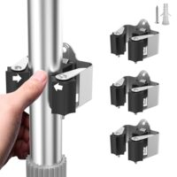 GARTOL 3 Stück Gerätehalter, Wandhalterung für Wischmopp, Besen, Schaufel und Werkzeuge, hochwertige Materialien, einfache Installation