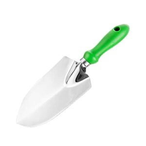 Superstarke Gartenkelle mit Edelstahl-Rohstoffen, ergonomischem Griff und rutschfestem Oberflächenbelag für Gartenarbeit und Gartenpflege