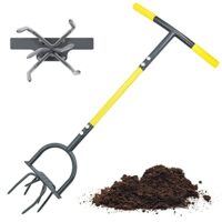 Jardineer Gartenkralle mit Stiel, Kultivator für Blumenkästen und Hochbeete - perfekte Lösung für Gartenarbeiten