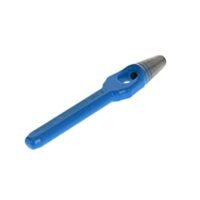 GEDORE Henkellocheisen für weiche Materialien, Ø 6 mm, Gummi Leder Dichtungen Stoff, rund, 110 mm lang, Stanzeisen
