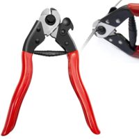Geek Cheers Drahtseilschneider 190mm - Schwerlast Kabelschneider aus Chrom-Vanadium-Stahl für Edelstahl-Seil, Flugzeugdraht, Fahrrad-Bremskabel und DIY-Projekte