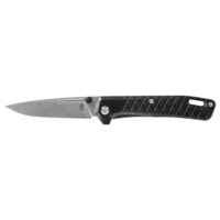 Gerber Taschenmesser mit Gürtelclip, 7,9 cm Zilch und Gummi/7Cr17MoV-Stahl, schwarz