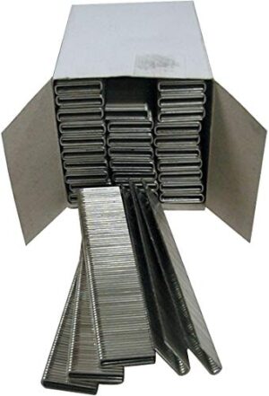 Nagler-Klammern 32 mm, verzinkter Stahl, für Druckluftnagler, 2500 Stück, perfekte Werkzeuge für Befestigungsarbeiten