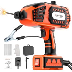 Handschweißgerät, 110V 120A Elektroden Schweißgerät mit IGBT-Wechselrichter, tragbares Lichtbogenschweißgerät für Schweißstäbe von 3/32'-1/8' (2.5-3.2mm)