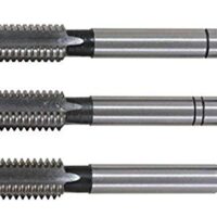 Handgewindebohrer-Satz von KS Tools, HSS-Bohrer-Satz M, M4x0,7, 3-teilig, hochwertige Werkzeuge für verschiedene Anwendungen