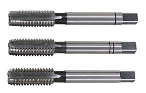 Handgewindebohrer-Satz von KS Tools, HSS-Bohrer-Satz M, M4x0,7, 3-teilig, hochwertige Werkzeuge für verschiedene Anwendungen