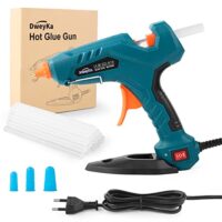 Heißklebepistole Set mit Zweileistung 60/100W, ideal für DIY-Projekte, Stoffe, Karten und mehr