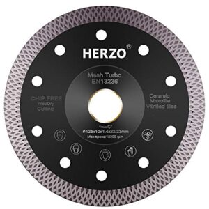 HERZO Diamant Trennscheibe 12,5 mm für Keramik und Fliesen. Hochwertige, präzise Schneideeigenschaften.