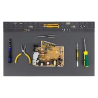 Hitzebeständige Lötmatte für Elektronikreparaturen, Silikon-Lötunterlage mit Schraubenposition zum Löten und Reparieren