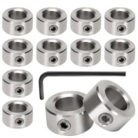 12stk Stellringe für CNC 3D Drucker, 8mm Feststellring, T8 Wellensicherungsring