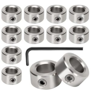 12stk Stellringe für CNC 3D Drucker, 8mm Feststellring, T8 Wellensicherungsring