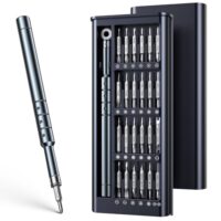 JOREST 52 IN 1 Feinmechaniker Schraubendreher Set, Tragbares Mini Werkzeug mit Torx T5 T6 T8 T9, P5, y00, usw., Reparatur Kit für MacBook, Laptop, PS4, PS5, PC, iPhone, Brille, Uhren, Switch, Xbox, usw.