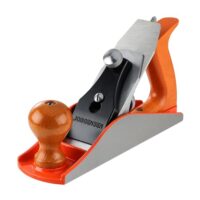 JORGENSEN Nr. 4 Holzhobel, Handhobel für Holzbearbeitung, professionelles Werkzeug mit duktilen Gusseisenkörper und verstellbarer Klinge