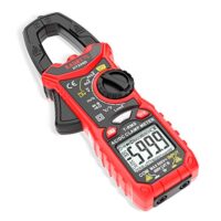 KAIWEETS HT206D Stromzange, strommessgerät, DC/AC-Strom, 0-600A, Zangenmultimeter True-RMS, 6000 Counts, Auto-Ranging, misst Spannung Kapazität Durchgang