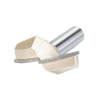 Klassisches Plunge-Bit für CNC-Holzbearbeitung, Wolframstahl-Schauftrad, 45-60 mm lang, 12,7 mm Schaftdurchmesser, ideal für Holzschalen und Rillen