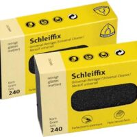 Universelles Werkzeug für vielfältige Oberflächenbearbeitungen, Schleiffix Handklotz aus robusten Materialien für das Reinigen, Glätten und Abstumpfen auf unterschiedlichen Materialien wie Farbe/Lack, Glas/Stein, Holz, Kunststoff, Leder und Metall