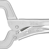 KNIPEX Schweiß-Gripzange verzinkt 280 mm - hochwertiges Werkzeug für Handwerker mit Stellschraube und Lösehebel
