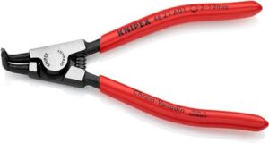 KNIPEX Sicherungsringzange für Außenringe auf Wellen mit Kunststoff überzogen, schwarz atramentiert 125 mm