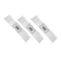 Kopinma 3Pcs Acryl Rissmonitor, Manuelles Mauerrissmessgerät für Wandrissen, Präzises Inspektionswerkzeug mit Messgitter und transparenter Deckplatte