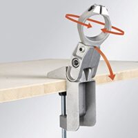 KWB Bohrmaschinenständer mit 43 mm Eurospannhals, ideal für stationären Einsatz und vielseitige Anwendungen, schwenkbar und drehbar, hochwertiger Aluminiumdruckguss
