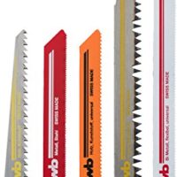 kwb 5-teiliges Säbelsägeblatt-Set für Holz und Metall - Universal-Sägen und Elektrofuchsschwänze geeignet, Swiss Made