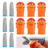 Silikon-Daumenmesser, Fingermesser für Gartenarbeit und Ernte, Messer Separator mit Anti-Schnitt Fingerabdeckung, Gadget für Obst Pflanzen Pflücker