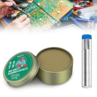 Hochwertige Lötflusspaste für Bleifreien Lötdraht, No Clean Lötpaste mit hoher Schmelzflüssigkeit für präzise Anwendungen in der Elektronik