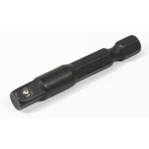 Hochwertiger Adapter für 1/4" Sechskant auf 1/4" Vierkant mit Chrom-Molybdän-Gehäuse und 50 mm Länge