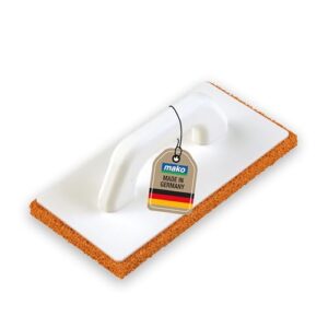 Makos Reibebrett PREMIUM, leichtes Reibebrett mit 18 mm Schwammgummibelag, ideal für das Glätten von Feinputz