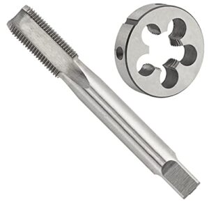 Maschinengewindebohrer-Set, Gewindebohrer M22 x 1,0 metrischer Gewindebohrer- und Schneideisensatz für Metallbearbeitung