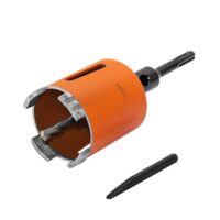 Diamant Kernbohrer mit Zentrierbohrer und SDS Plus Adapter, Premium Diamant Dosenbohrer Lochsäge für Beton, Mauerwerk, Ziegel, Stein, Granit (68mm)