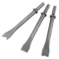 Meißel Set Air Hammer mit hochwertigen Chrom-Molybdän-Stahl Meißel, Druckluftmeißel und extra lange Schaft für verschiedene Arbeiten